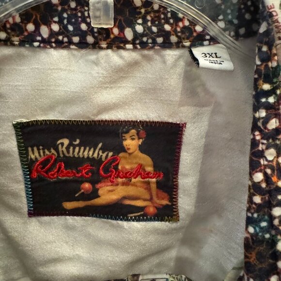 Robert Graham Old Havana Car Print Shirt Men’s 3XL Cuban Retro Jimmy Buffet ASO - Picture 8 of 9